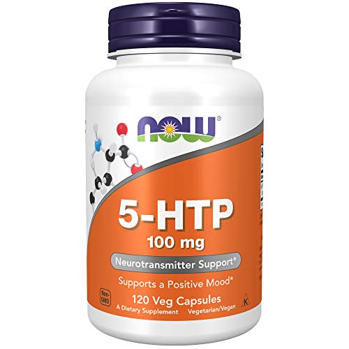 NOW Supplements, 5-HTP (5-hydroxytryptophan) 100 mg, Neurotransmitter Support...