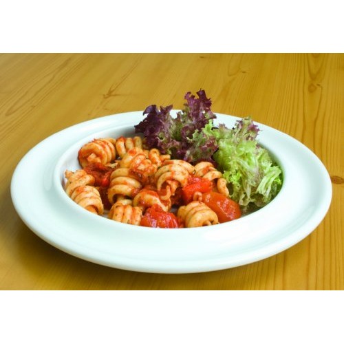 NRS Healthcare Large Steelite Plate - 26 cm (101/4 inch) Diameter, White