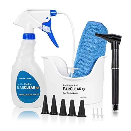 Ear Cleaning Kit by Nuance Medical EarClear Rx - Flexible Tip Kit with Otosco...