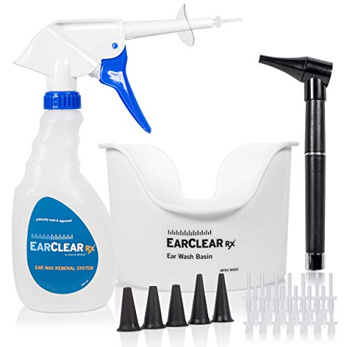 Ear Cleaning Kit by Nuance Medical EarClear Rx Rigid - SELF Earwax Removal ki...