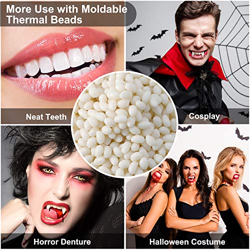 100g Tooth Solid Gel Temporary Repair Kit Moldable Thermal Fitting Bead Teeth...