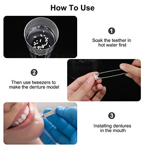 100g Tooth Solid Gel Temporary Repair Kit Moldable Thermal Fitting Bead Teeth...