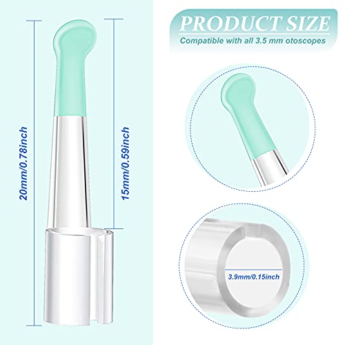 16 Pieces Ear Spoon Tips Ear Cleaner Replacement Tips Ear Cleaner Tips Ear Re...