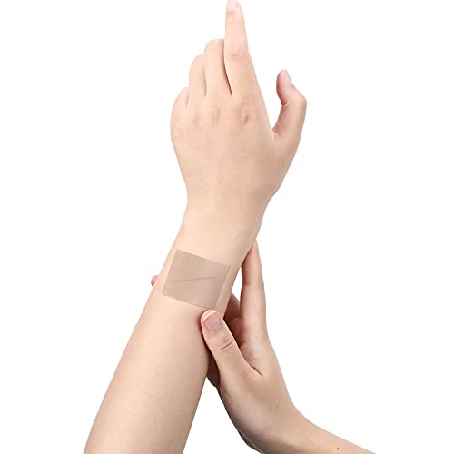 2 Rolls Soft Silicone Tape Silicone Gel Tape Skin Self-Adhesive Bandage Tape ...