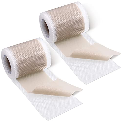 2 Rolls Soft Silicone Tape Silicone Gel Tape Skin Self-Adhesive Bandage Tape ...