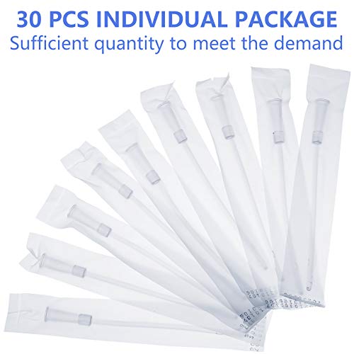 30 Pieces Enema Supplies White PVC Colon Tube Replacement Enema Tubings Enema...