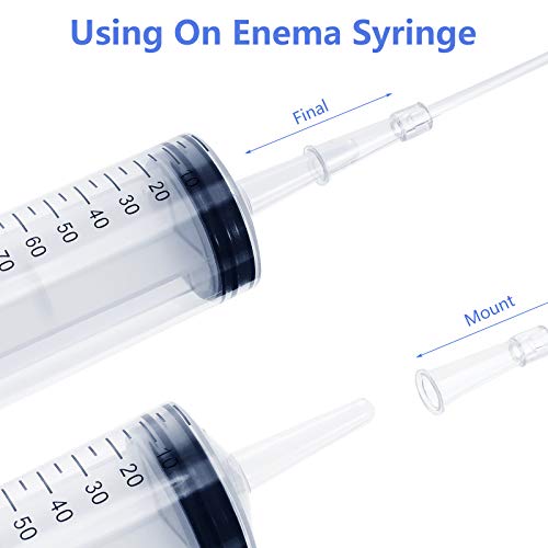 30 Pieces Enema Supplies White PVC Colon Tube Replacement Enema Tubings Enema...