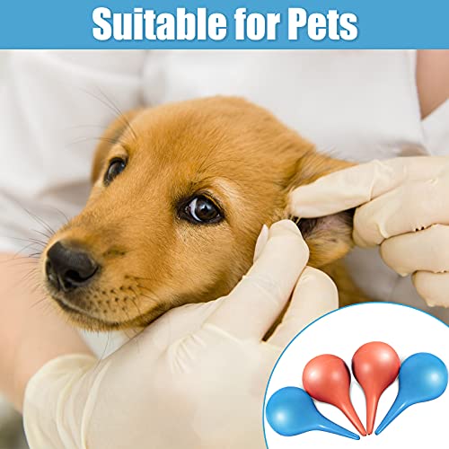 4 Pack Ear Syringe Hand Bulb 60 ml Ear Washing Squeeze Bulb Rubber Suction Sy...