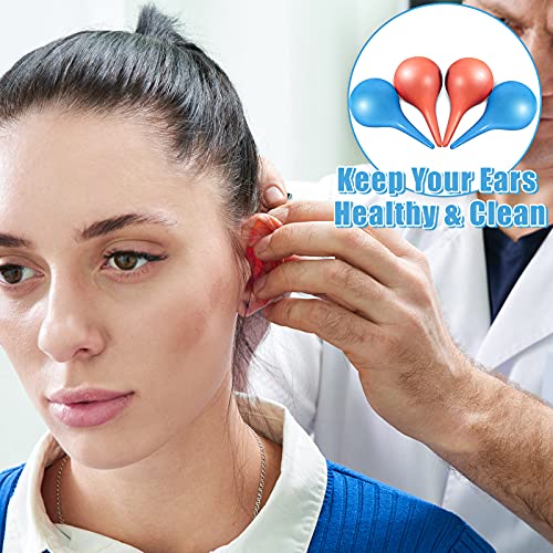 4 Pack Ear Syringe Hand Bulb 60 ml Ear Washing Squeeze Bulb Rubber Suction Sy...