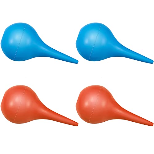 4 Pack Ear Syringe Hand Bulb 60 ml Ear Washing Squeeze Bulb Rubber Suction Sy...