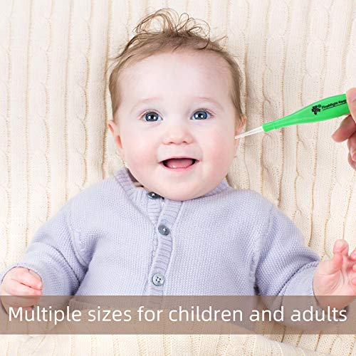 4 Pieces Ear Wax Removal Tool with LED Light and Storage Case LED Earwax Spoo...