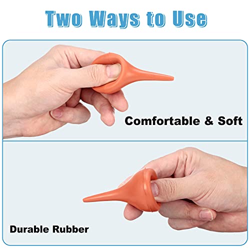 6 Packs Ear Syringe Hand Bulb Ear Washing Squeeze Bulb Ear Cleaning Bulb 30 m...