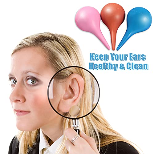 6 Packs Ear Syringe Hand Bulb Ear Washing Squeeze Bulb Ear Cleaning Bulb 30 m...