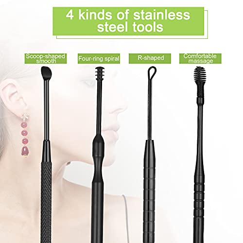 7 Pieces Ear Wax Cleaner Set Include 2 Pieces Ear Wax Cleaner Syringe Tip Ear...