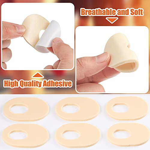 72 Count Soft Foam Callus Cushions Oval Corn Cushion Pads Self Stick Adhesive...
