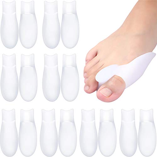 8 Pairs Gel Big Toe Guards Toe Separators Toe Spacer Spreaders Bunion Protcto...