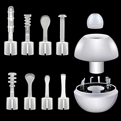 9 Pieces Earpick Spoon Ear Pick Accessories for 3.9mm Diameter Otoscope Inclu...