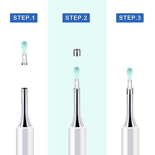 Replacement Ear Spoons Ear Retaining Ring Structure Ear Cleaner Tips Ear Wax ...