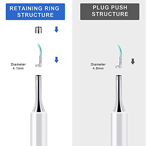 Replacement Ear Spoons Ear Retaining Ring Structure Ear Cleaner Tips Ear Wax ...