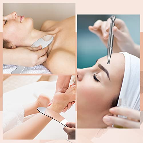 Stainless Steel Deep Tissue Massage Tool Manual Acupuncture Pen Stainless Ste...