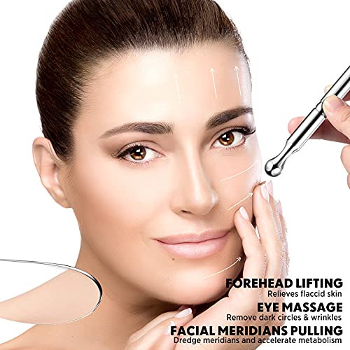 Stainless Steel Deep Tissue Massage Tool Manual Acupuncture Pen Stainless Ste...