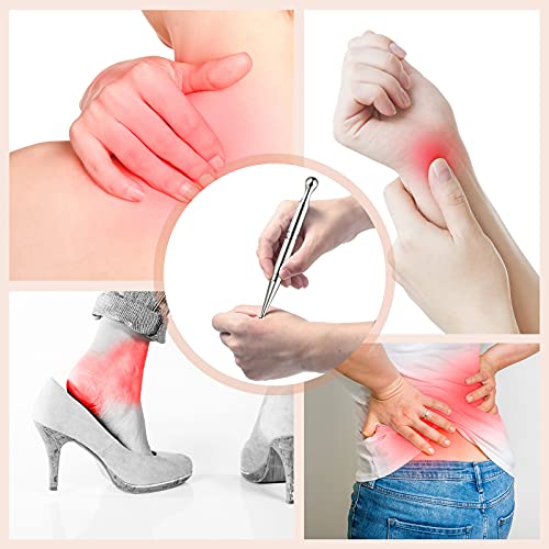 Stainless Steel Deep Tissue Massage Tool Manual Acupuncture Pen Stainless Ste...