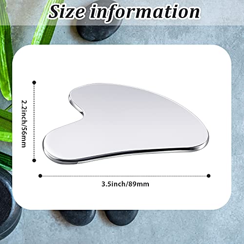 Stainless Steel Gua Sha Tool Tighten Skin Care Tools Massage Beauty Tool for ...