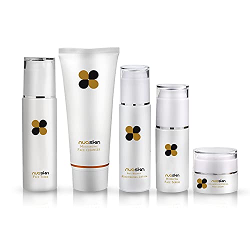 Nuaskin 5-Piece Skin Care Set with Facial Cleanser Toner Lotion Cream - Self ...