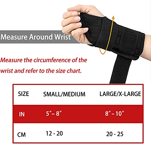 NuCamper Wrist Brace Carpal Tunnel Right Left Hand for Men Women, Night Wrist...