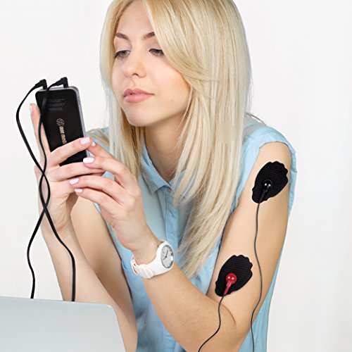 Tens Unit Machine Pulse Massager 24 Massage Modes Rechargeable Muscle Stimula...