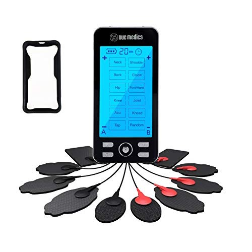 Tens Unit Machine Pulse Massager 24 Massage Modes Rechargeable Muscle Stimula...