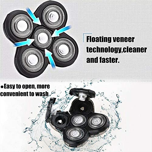 Universal Shaver Accessory Replacements 5 Heads Shaver Cutter Blades for Elec...