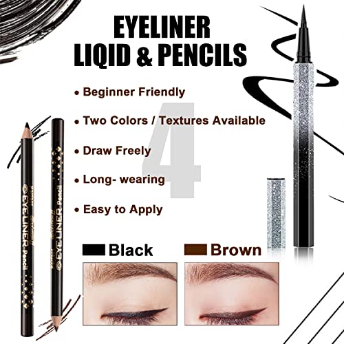 All in One Makeup Kit, Includes 12 Colors Naked Eyeshadow Palette, 5 Pcs Make...