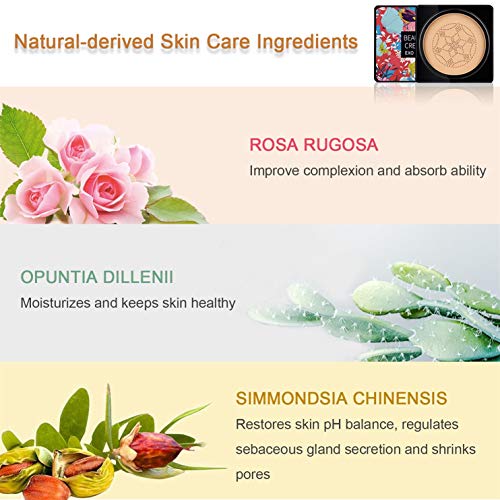 NUIBO Air Cushion CC Cream Mushroom Head, Moisturizing Concealer Makeup Base,...