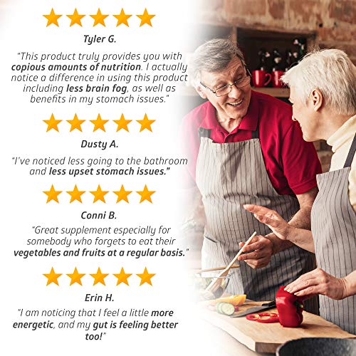 N1N Premium Organic Superfood Greens, Fruits and Veggies [28 Powerful Ingredi...