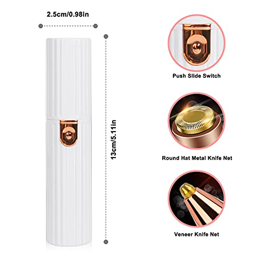 Facial Hair Removal for Women, Number-one 2 in 1 Eyebrow Epilator Electric Pa...