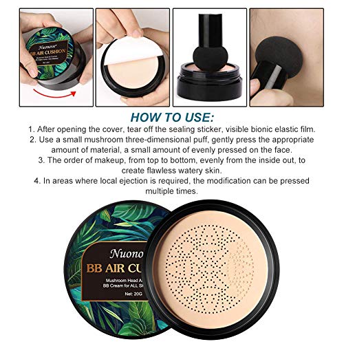 BB Air Cushion BB Cream CC Cream Concealer Cushion All-Day Flawless Foundatio...
