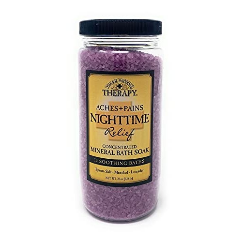 Village Naturals Therapy Mineral Bath Soak Variety Set 3 Pack - Restless Nigh...