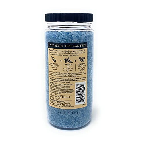 Village Naturals Therapy Mineral Bath Soak Variety Set 3 Pack - Restless Nigh...