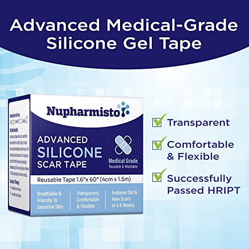 Advanced Silicone Scar Sheets Medical Grade Silicone Gel Tape Roll for Scar R...