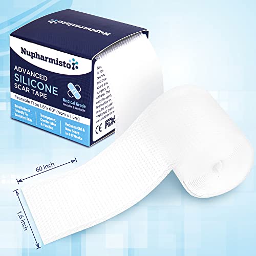 Advanced Silicone Scar Sheets Medical Grade Silicone Gel Tape Roll for Scar R...