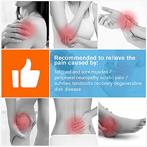 NURSAL TENS Unit Muscle Stimulator Machine for Pain Relief Therapy, Electric ...