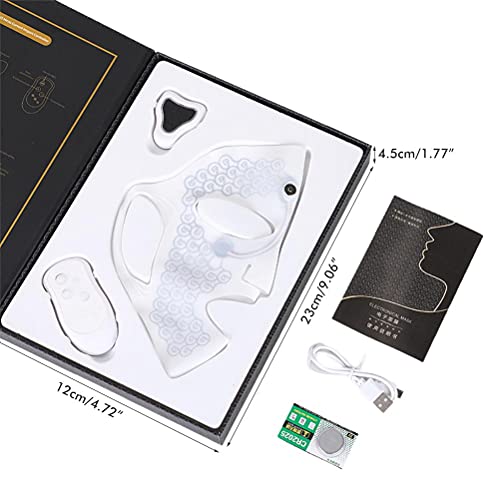 Nurtery Facial Mask Machine, Electric Vibration Facial Beauty Massager Skin R...