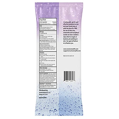 Antibacterial Hand & Body Sanitizing Bathing Wipes (10 Pack) | 250 Large Alco...