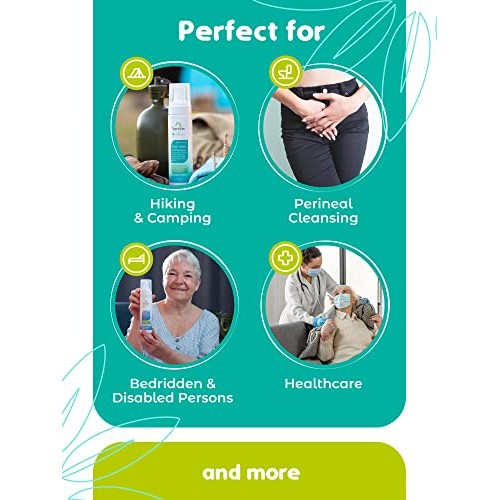 Rinse Free Body Wash & Shampoo | Hospital Grade Full Hair & Body No Water or ...