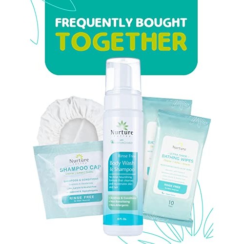 Rinse Free Body Wash & Shampoo | Hospital Grade Full Hair & Body No Water or ...