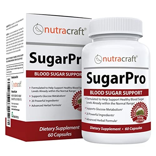 SugarPro #1 Blood Sugar & Glucose Metabolism Supplement | Cinnamon, Chromium,...
