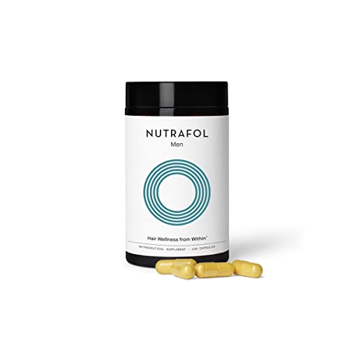 Nutrafol Men's Hair Growth Supplement, Clinically Proven for Thicker-Looking,...
