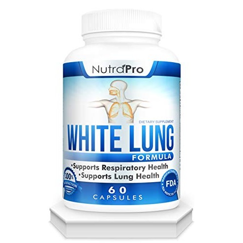 White Lung by NutraPro - Lung Cleanse & Detox.Support Lung Health. Supports R...