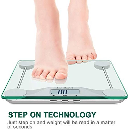 NUTRI FIT Digital Body Weight Bathroom Scale BMI, Accurate Weight Measurement...